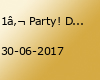 1€ Party! Disco Remember Extasis (Holtgast)