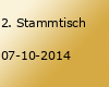 2. Stammtisch