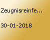 Zeugnisreinfeier!