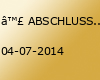 ♣ ABSCHLUSSBALL OBERSCHULE WITTINGEN ♣