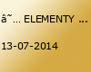 ★ ELEMENTY | SÁBADO 12 DE JULHO ★ OPEN AIR ★