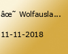 ✘ Wolfauslassen 2018