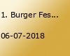 1. Burger Festival Hannover