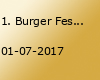 1. Burger Festival Münster 2017