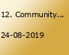 12. CommunityCamp 2019