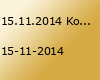 15.11.2014 Komm Tanzen unter Freunden "Mia's & Mark Synth & Jettes  Birthday Special"