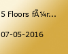 5 Floors für 8 - 10€: Goa im Fusion Main (Hard)Techno im Keller DnB im seco