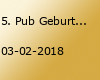 5. Pub Geburtstag - Livemusik