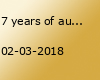 7 years of aufnahme + wiedergabe