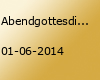 Abendgottesdienst am Sonntag Exaudi