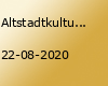 Altstadtkultur und feste feiern am Rhein 22.08.2020