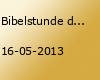 Bibelstunde der freien ev. Bibelgemeinde Boen