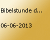 Bibelstunde der freien ev. Bibelgemeinde Boen