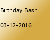 Birthday Bash