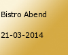 Bistro Abend