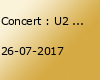 Concert : U2 (2nde date)