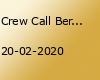 Crew Call Berlin 2020