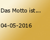 Das Motto ist klar und Kult  !!  HIT ME BABY ONE MORE TIME