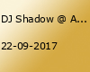 DJ Shadow @ Alte Feuerwache in Mannheim, Germany