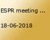 ESPR meeting 2018