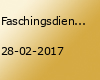 Faschingsdienstag | Ab 14.00Uhr Geöffnet | Kehraus ...
