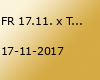 FR 17.11. x Tropicana x Ladies Night x mit FB Zusage Free Entry