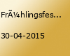 Frühlingsfest Weiden