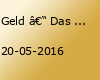 Geld – Das Stück zum Schein