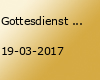 Gottesdienst in unserer Kirche St. Petri zu den Fischteichen
