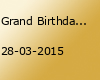 Grand Birthday Night - Spendenparty für den Beatclub