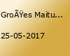 Großes Maiturnier 2017