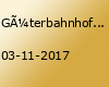 Güterbahnhof vs. Rest der Welt 2017
