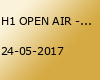 H1 OPEN AIR - Sands - Achtung: Verschoben auf Samstag, 27.Mai