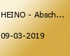 HEINO - Abschiedstournee 2019