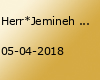 Herr*Jemineh hat Glück