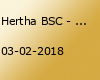 Hertha BSC - TSG Hoffenheim