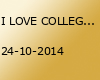 I LOVE COLLEGE 24.10 @ Gieseler Turm BS