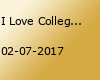 I Love College Party