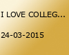 I LOVE COLLEGE XXL 24.03 @ Gieseler Turm Braunschweig