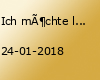 Ich möchte laufen!