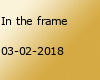 In the frame