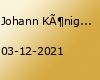 Johann König - „Jubel, Trubel, Heiserkeit“ verlegt