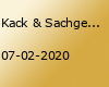 Kack & Sachgeschichten | Dampfgebläsehaus Bochum