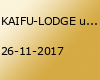 KAIFU-LODGE unplugged - get together BRUNCH - Sonntag 26.11.17