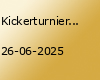 Kickerturnier für Jedermann