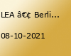 LEA • Berlin • Max-Schmeling-Halle // Neuer Termin!