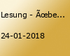 Lesung - Über Uns Der Schaum