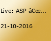 Live: ASP “Ich bin ein wahrer GeistErfahrer” Tour 2016