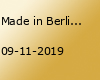 Made in Berlin 2019
