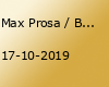 Max Prosa / Bochum / Dampfgebläsehaus an der Jahrhunderthalle